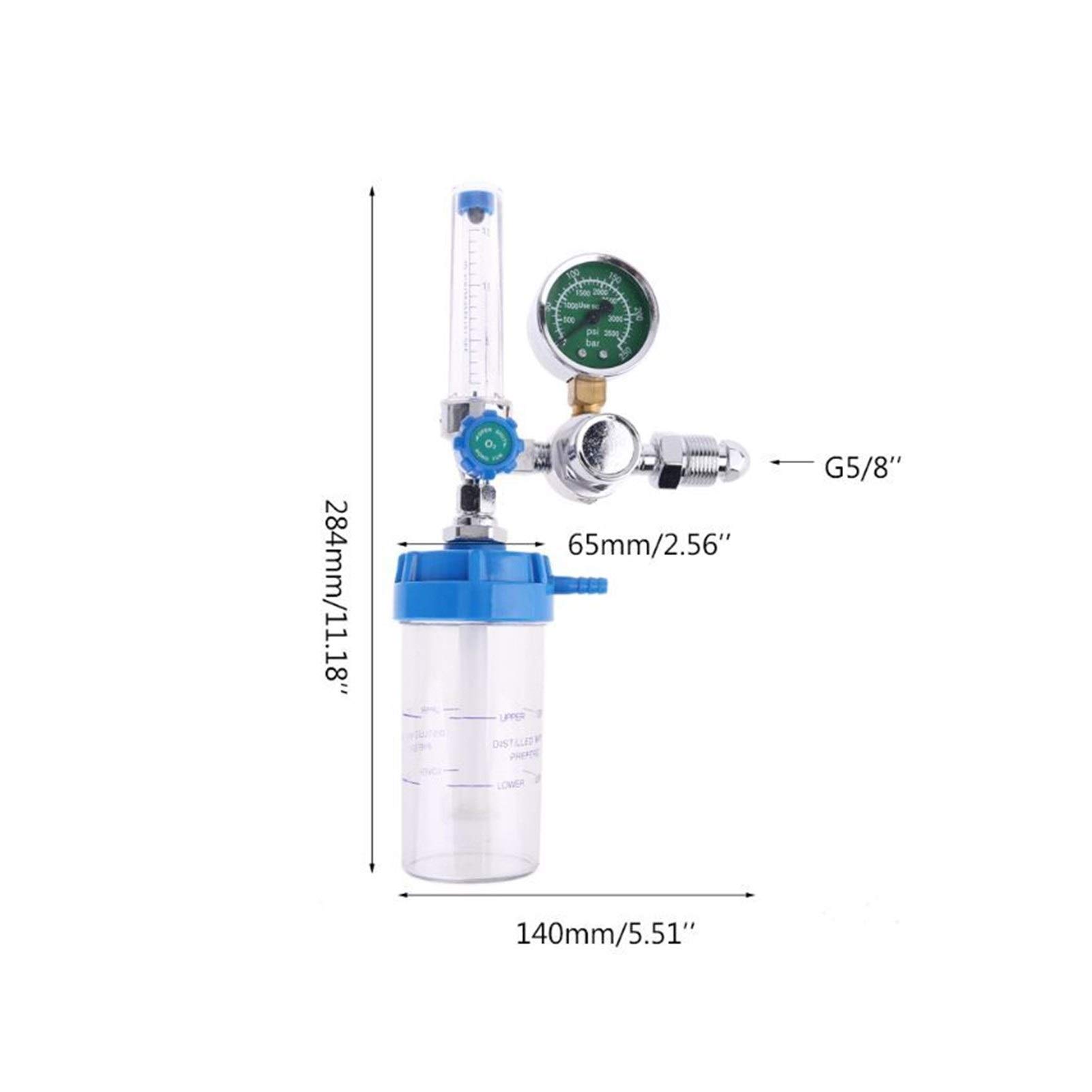 Regulator ciśnienia Manometr Inhalator Wskaźnik Redukcja Zawór G5 / 8 "C90A Kontrola oleju gazowego i wody