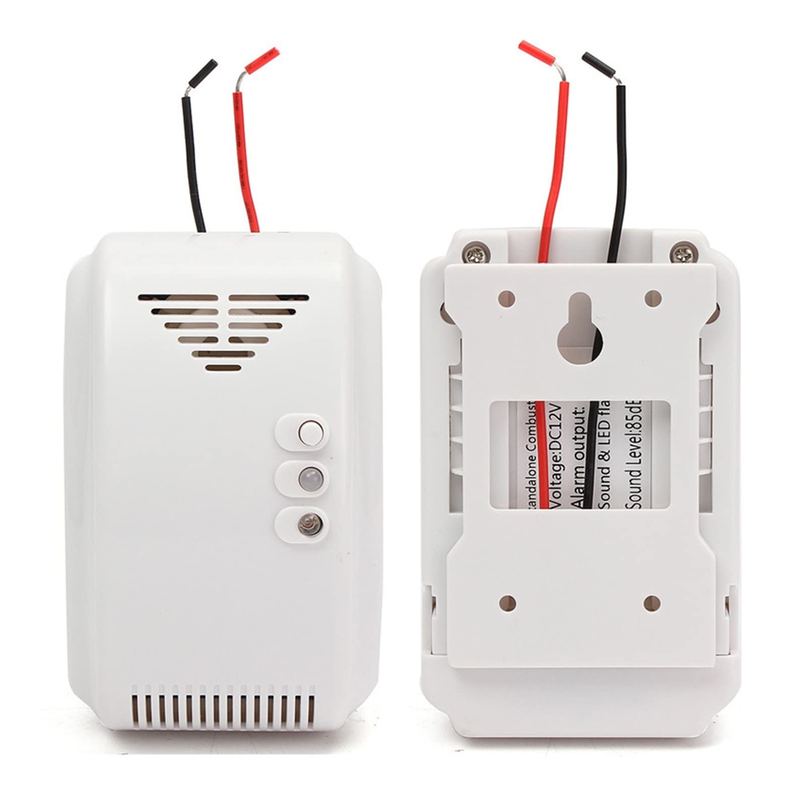 Sensore rilevatore di gas DC12V ad alta stabilità con funzione di rilevamento automatico dei guasti for il suono di allarme flash a LED for camper camper domestico per roulotte, camper, barca, camper