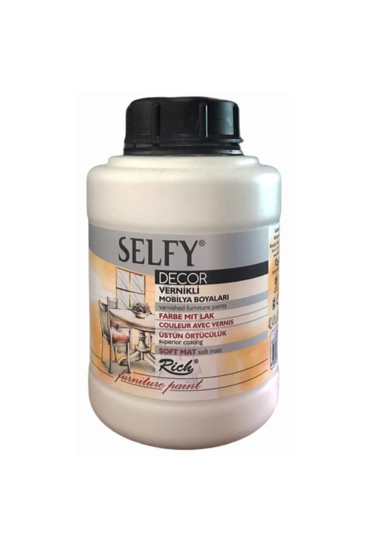 Rich Selfy Decor Vernikli Mobilya Boyası 1250cc N: