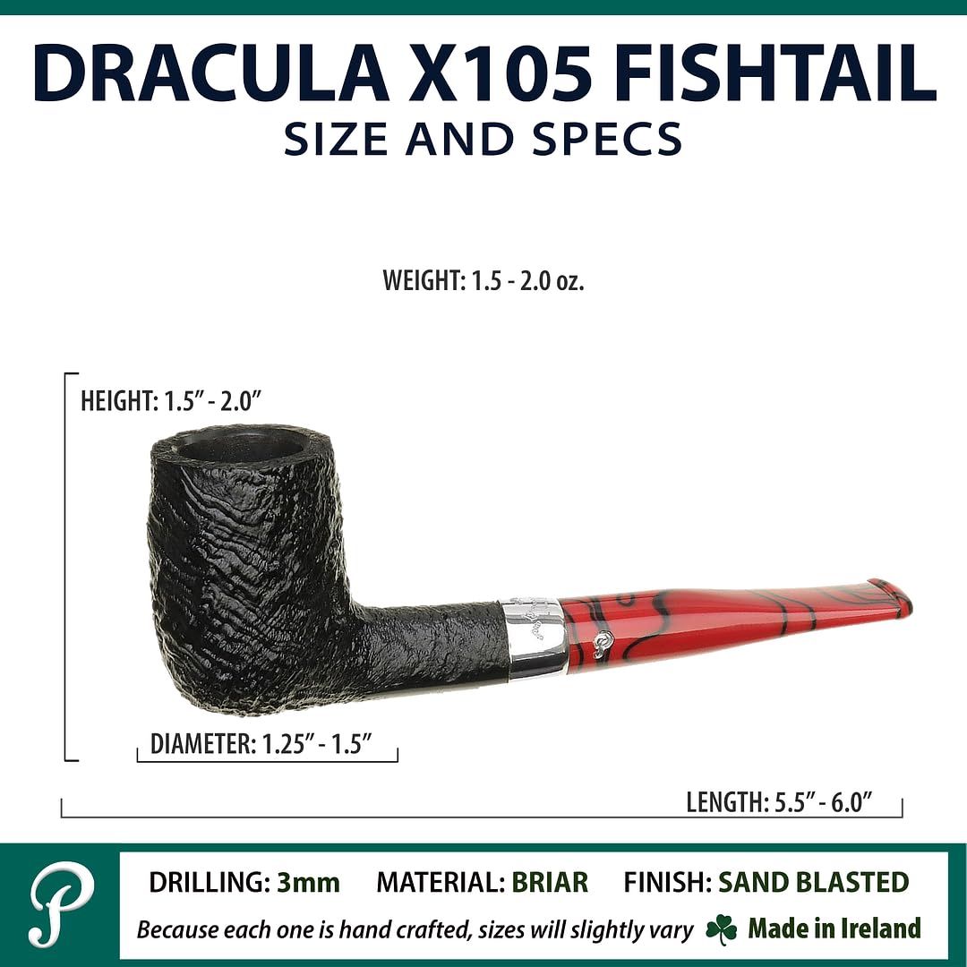 Amazon.co.jp: Peterson Pipes ドラキュラコレクション:レッド