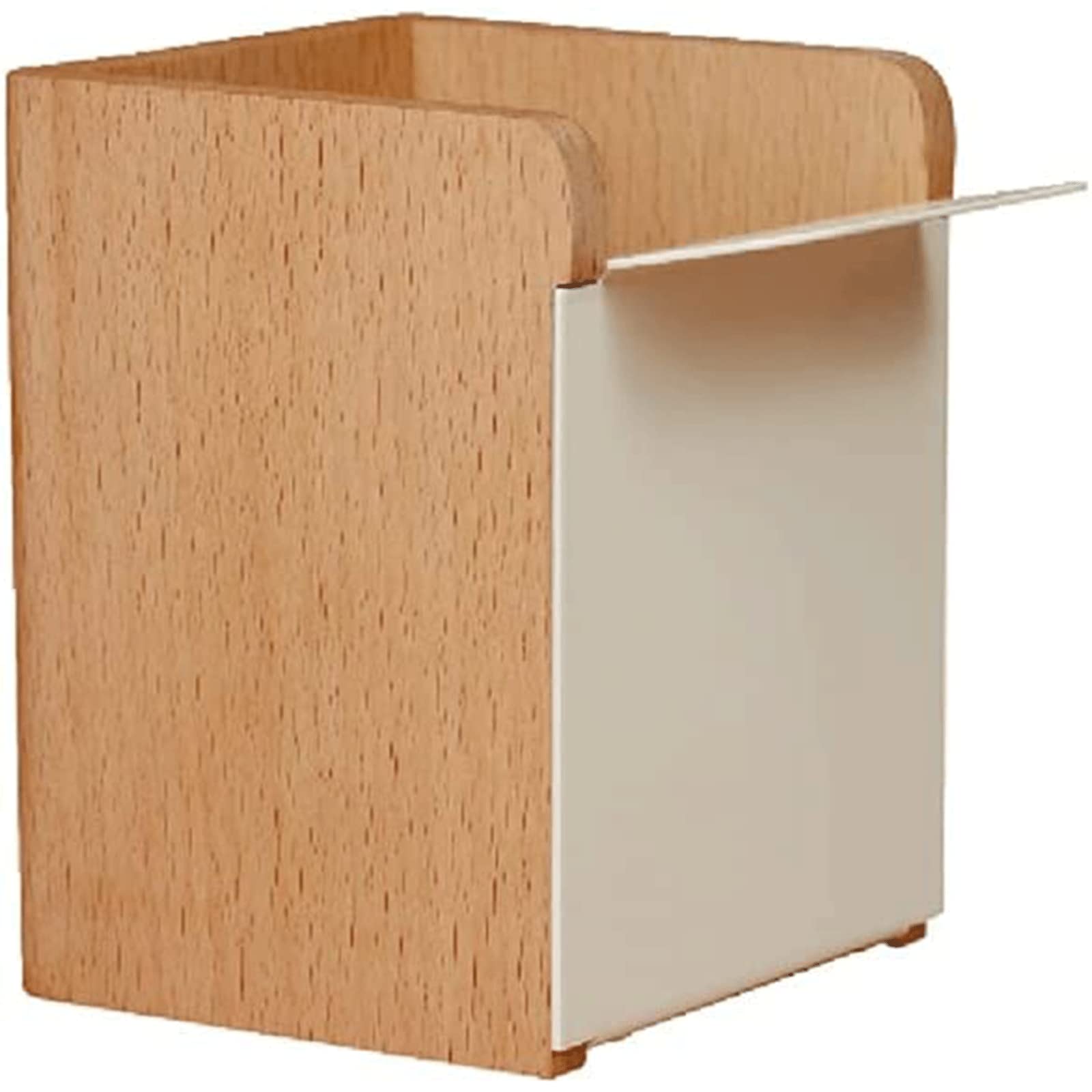 Stiftehalter für den Schreibtisch, Stiftehalter aus Holz, multifunktionaler Schreibtisch-Organizer, Make-up-Pinselhalter mit großem Fassungsvermögen und Mehreren Gittern