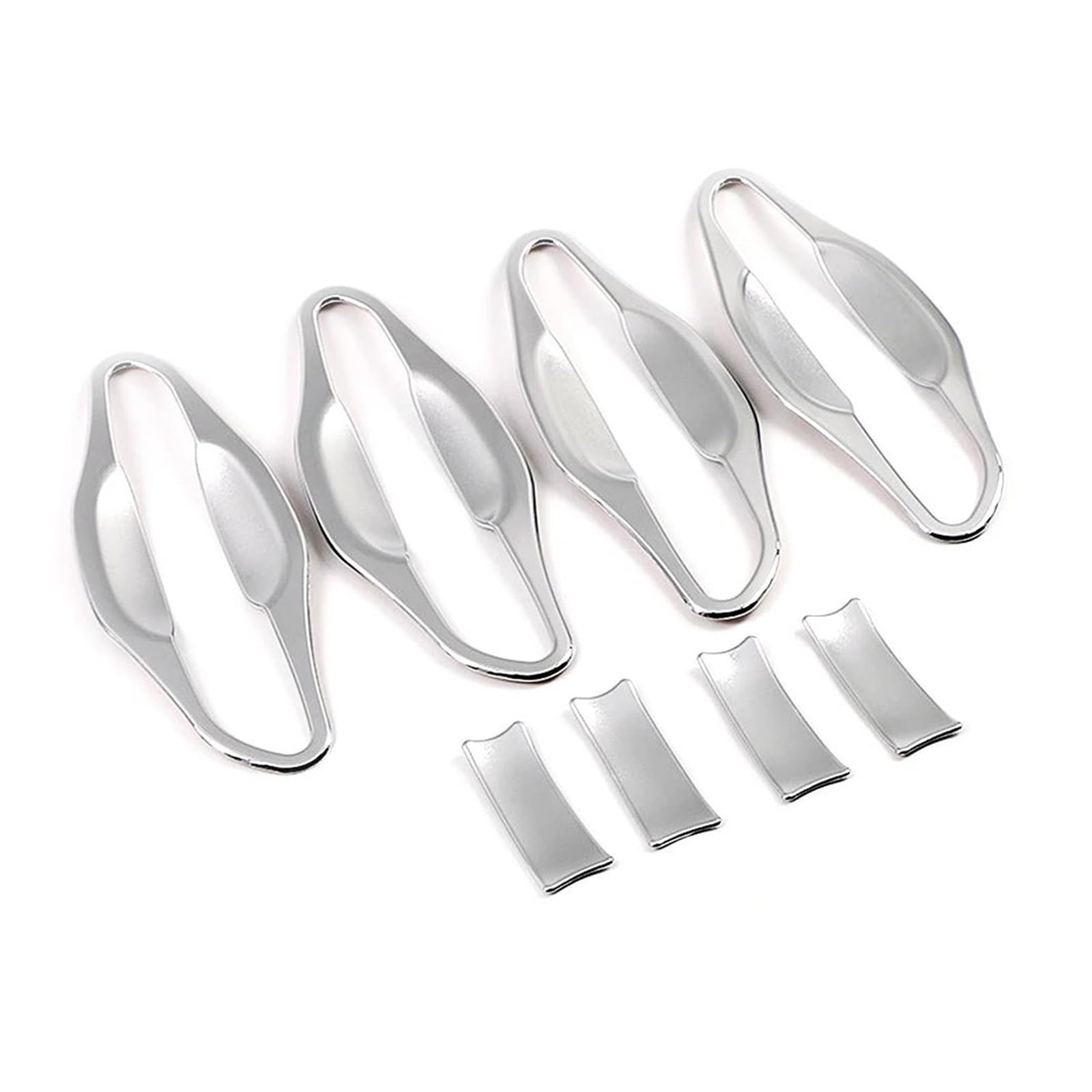 Kjhopy Style 3 Chromium Styling Chrome Exterior Door Handle Cover Moulding Bowl Trim For Hyundai For Tucson Tl 2015-2020(Style 3)