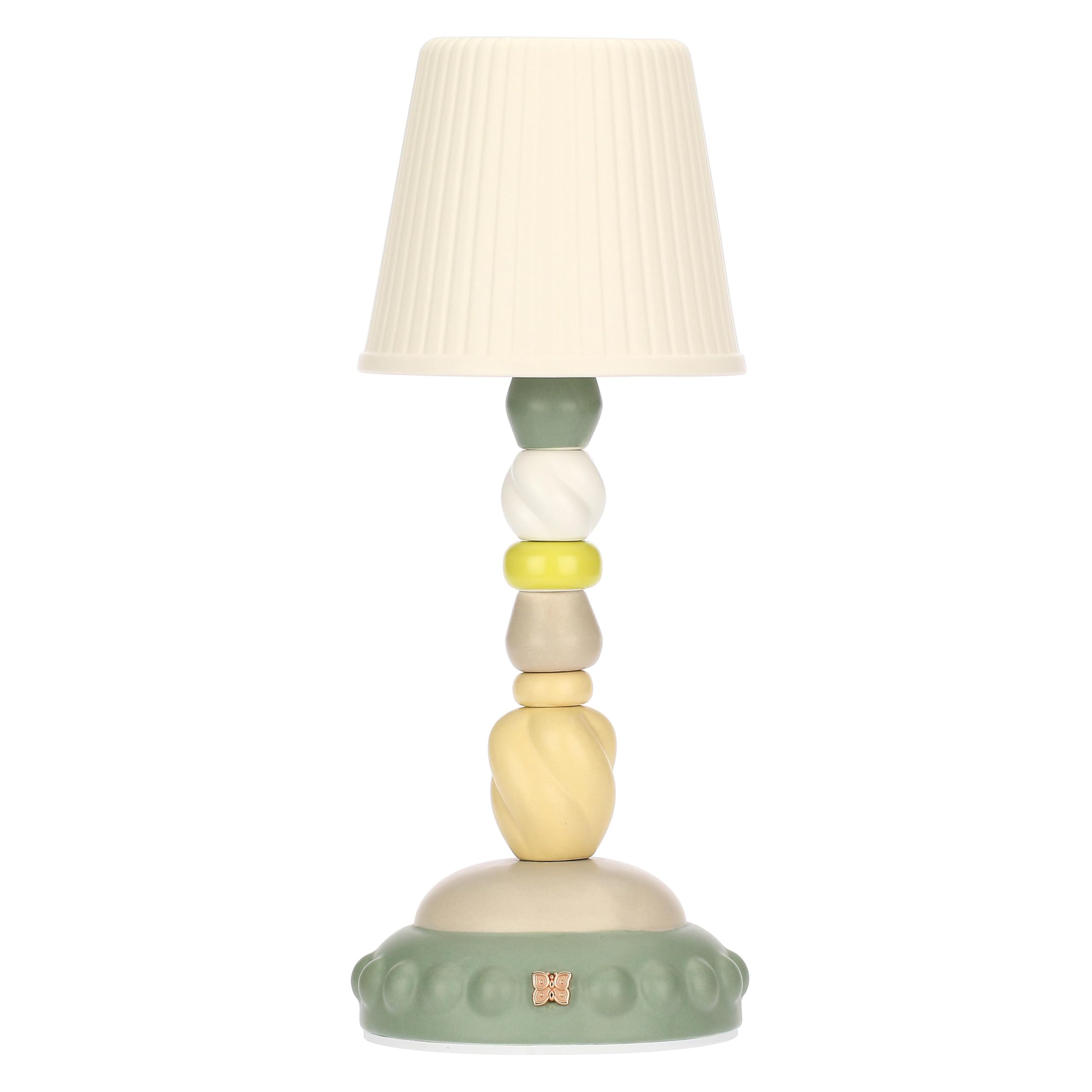 Lampada in porcellana, verde