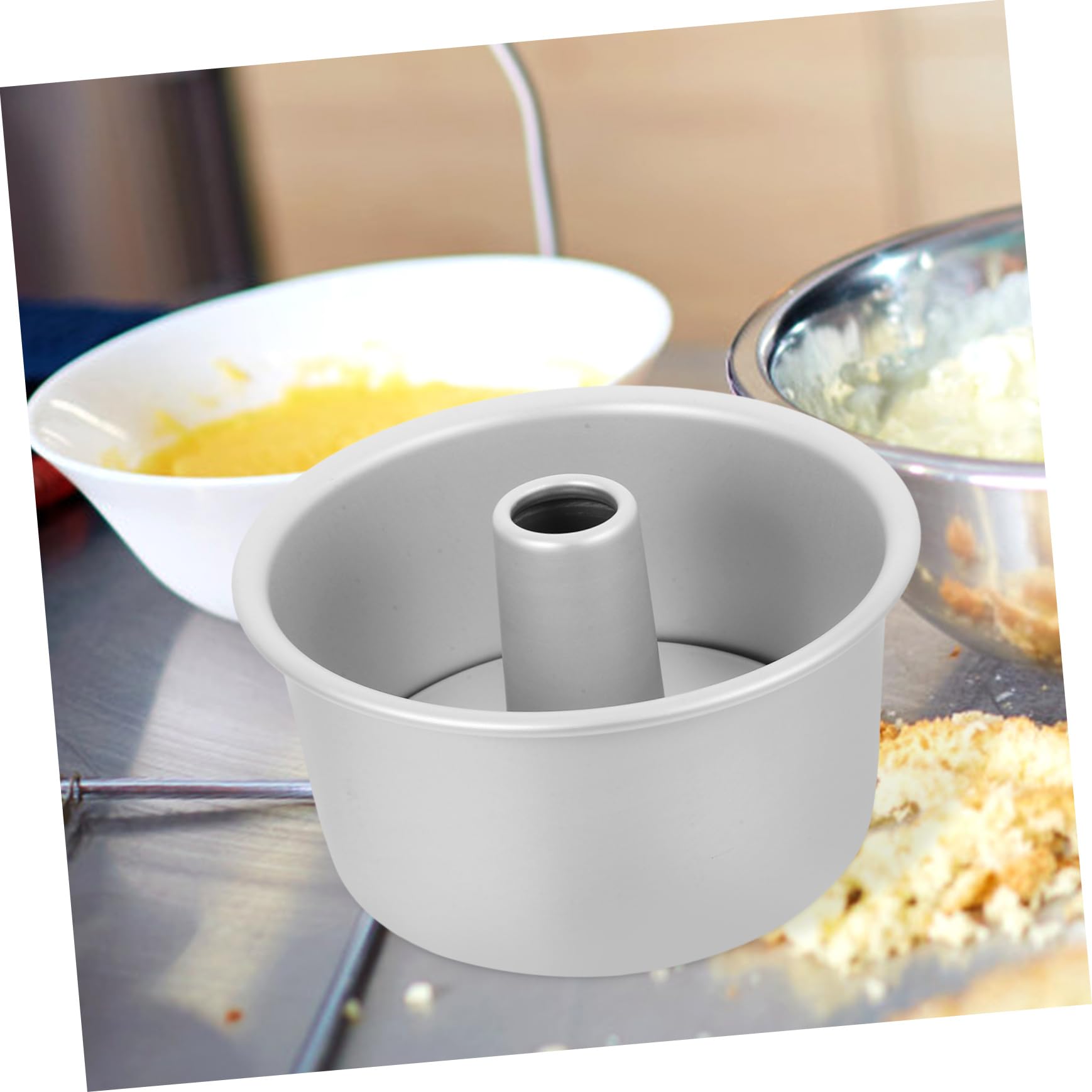 GLEAVI Molde Redondo para Pastel de 7 Pulgadas, Molde Desmontable de Aleación de Aluminio, Antiadherente, Fondo Extraíble, Juego de 3 Piezas, Apto para Hornear Pasteles y Tartas de Boda