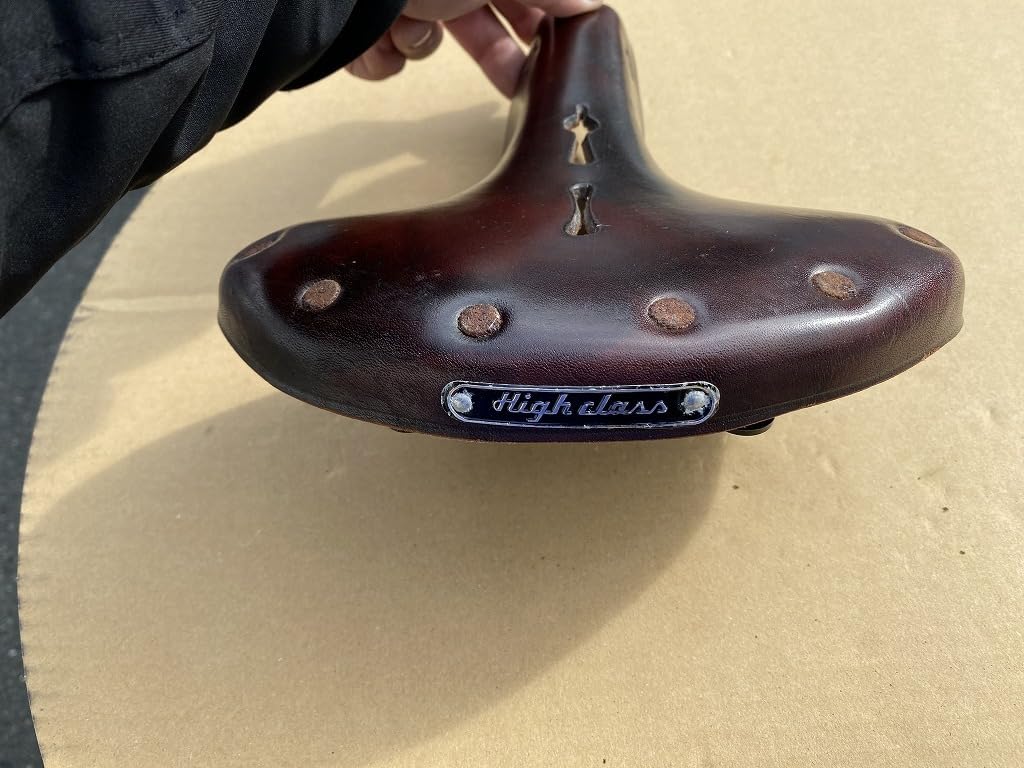 得価，低価 昭和レトロ 皮サドル 革サドル SPECIAL 長期保管品 レトロ