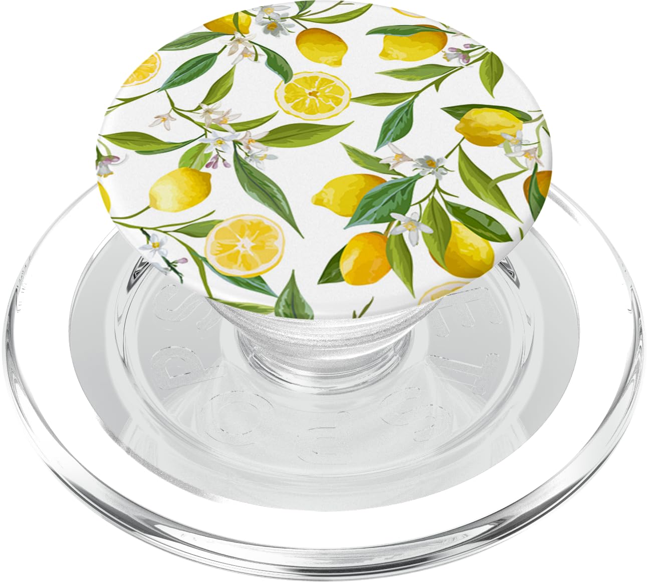 Botanical Lemons Pop Mount Socket Garden Fruit Vintage PopSockets PopGrip: Swappable Grip for Phones & Tablets PopSockets PopGrip for MagSafe