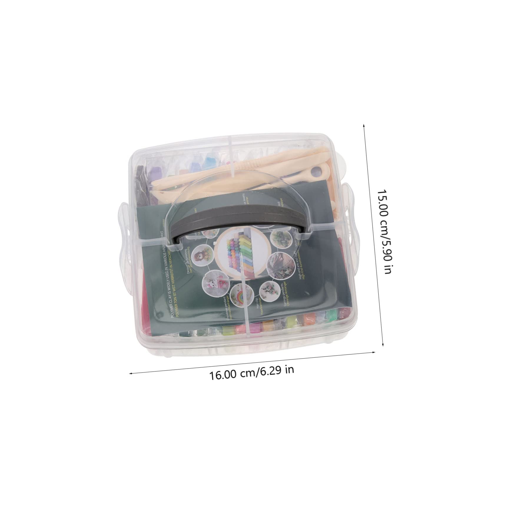 OSALADI 1 Set Strumenti per Argilla Polimerica Kit Diy per Scultura Creazione e Accessori Colorati per Iniziare Creare