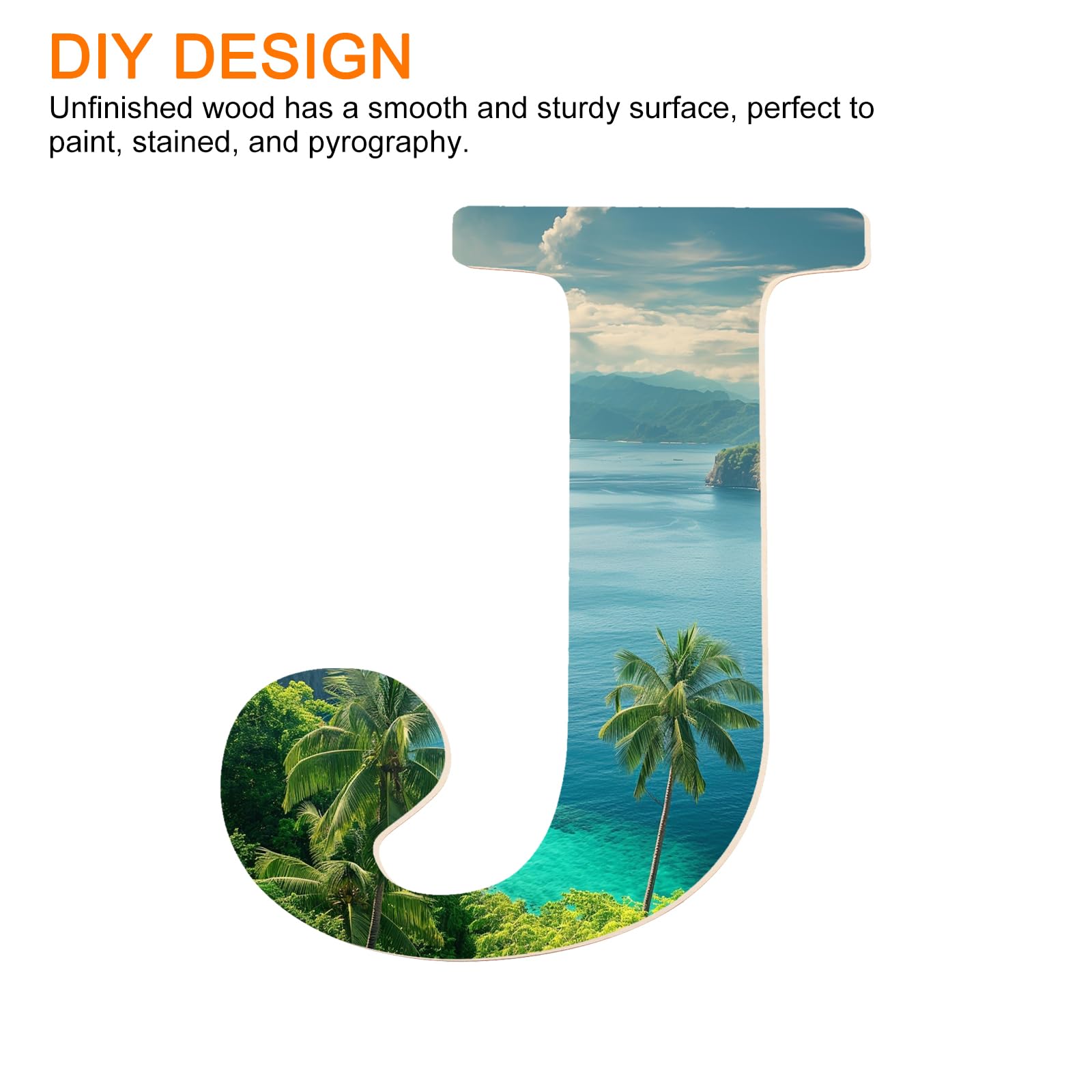 Lettere In Legno 10cm - Alfabeto Decorativo, Pannello Fibra, Per Fai Da Te, Decorazioni Parete - Foto 7