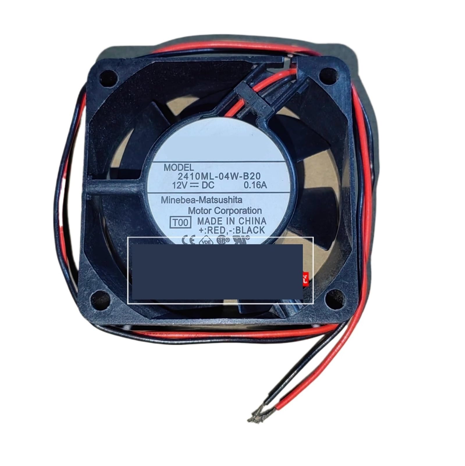 TYHUJKKL 2410ML-04W-B20 6025 12V 0.16A two-wire cooling fan