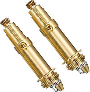 Pop Up Bolt Drain Plug - 2 Pcs Copper Pop Up Drain Bouncing Core Replacement Basin Bath Sink Drain Waste Click Clack Plug Bolt Spring for Bathroom Bathtub Drain Lightweight Bolt Drain Stopper