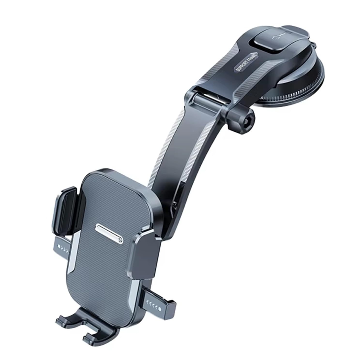 YAMCINWRT Car Phone Holder for Dodge Caliber Hatchback 2006-2011, Windscreen Long Arm Dashboard Mount Air Vent Cradle Shockproof Mobile Stand Bracket,B