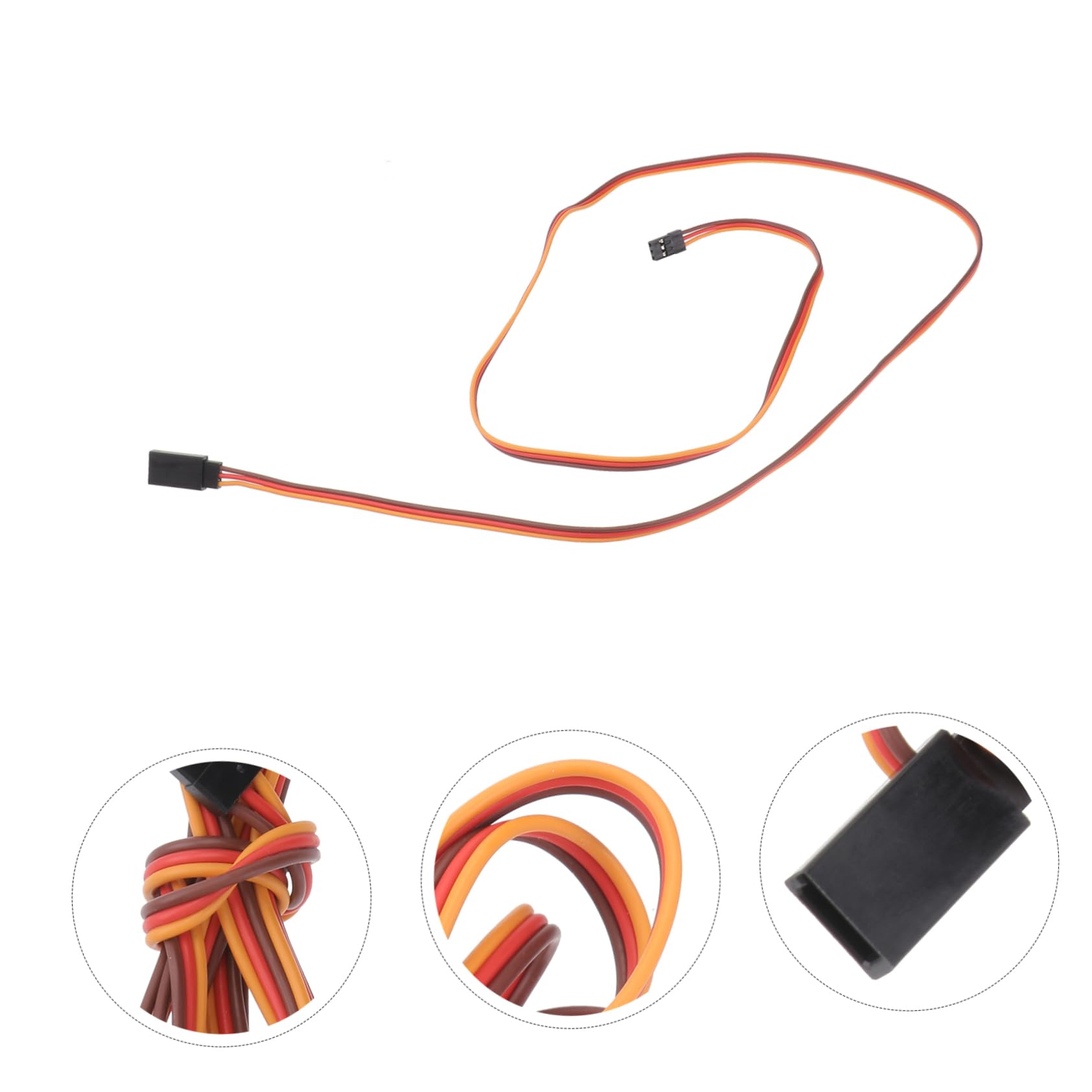 VICASKY 20 cables de extensión para Futaba Cable adaptador de alta calidad para maquetas y helicópteros, material plástico resistente con alambre de cobre para conexiones receptoras