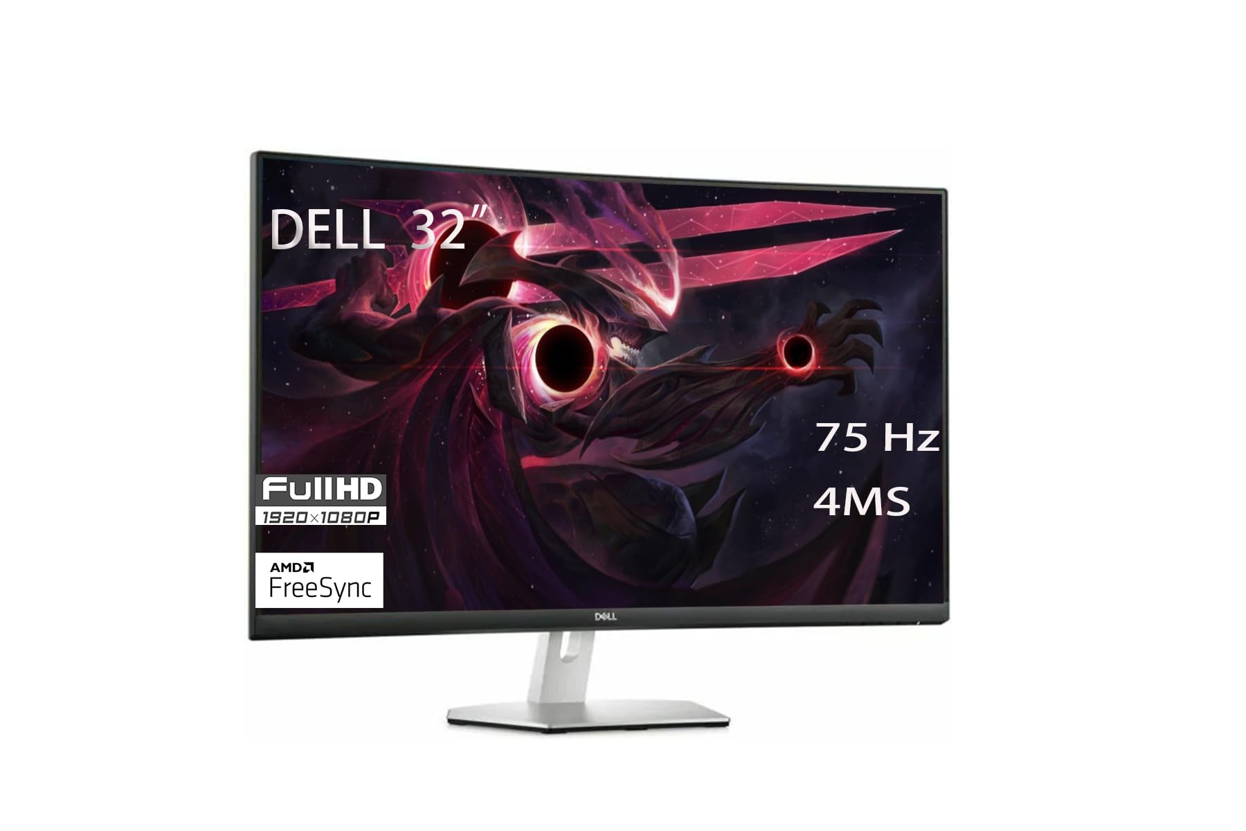 Amazon.com: Dell S Series 32 Inch Curved Gaming Monitor, FHD (1920 x ...