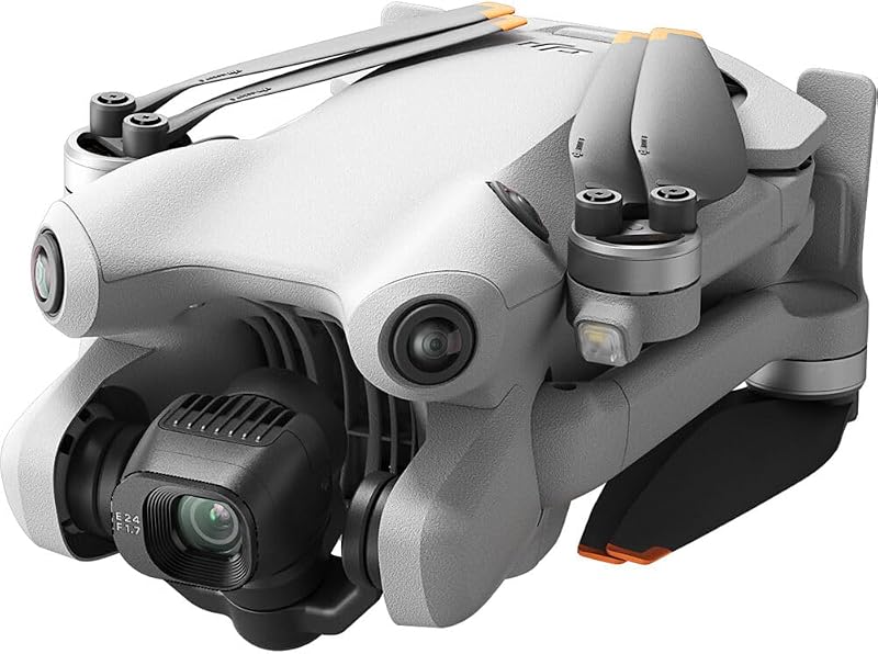 Mini 4 Pro Aircraft Only, Replacement Unit for Crash Lost DJI Mini 4 Pro Drone Kit(Excludes Remote Controller, Flight Battery, and Accessories), Gray