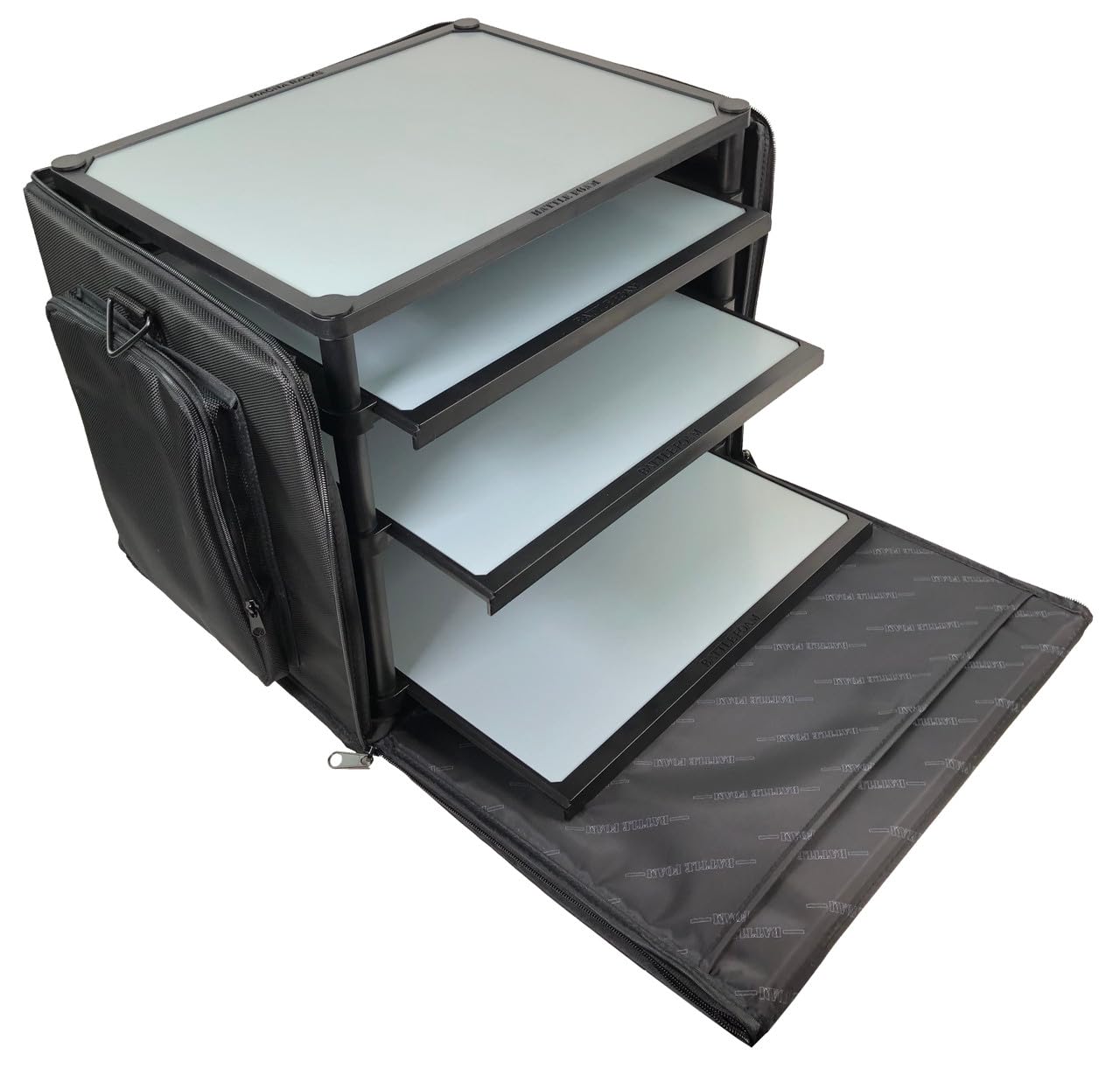 Battle FoamP.A.C.K. 720 Molle with Magna Rack Sliders Load Out Miniatures Case (Black)