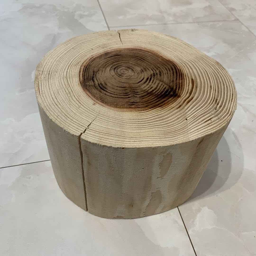 【H-106】 ヒノキ　檜　丸太　椅子　イス　花台　飾り台　送料無料 H-106】 ヒノキ 檜 丸太 椅子 イス 花台 飾り台 送料無料 楽天