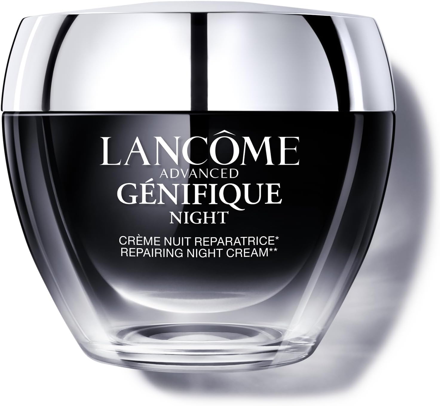 Lancôme Advanced Génifique Night Cream, Skin Hydrating & Repairing Night Moisturiser for Younger-Looking, Healthier Skin, With Pre and Probiotics, Ceramides & Hyaluronic Acid, 50ml