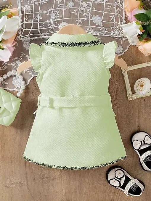 Girls Short Sleeve Blazer, Autumn Style, Casual Jacket for Baby Girls3