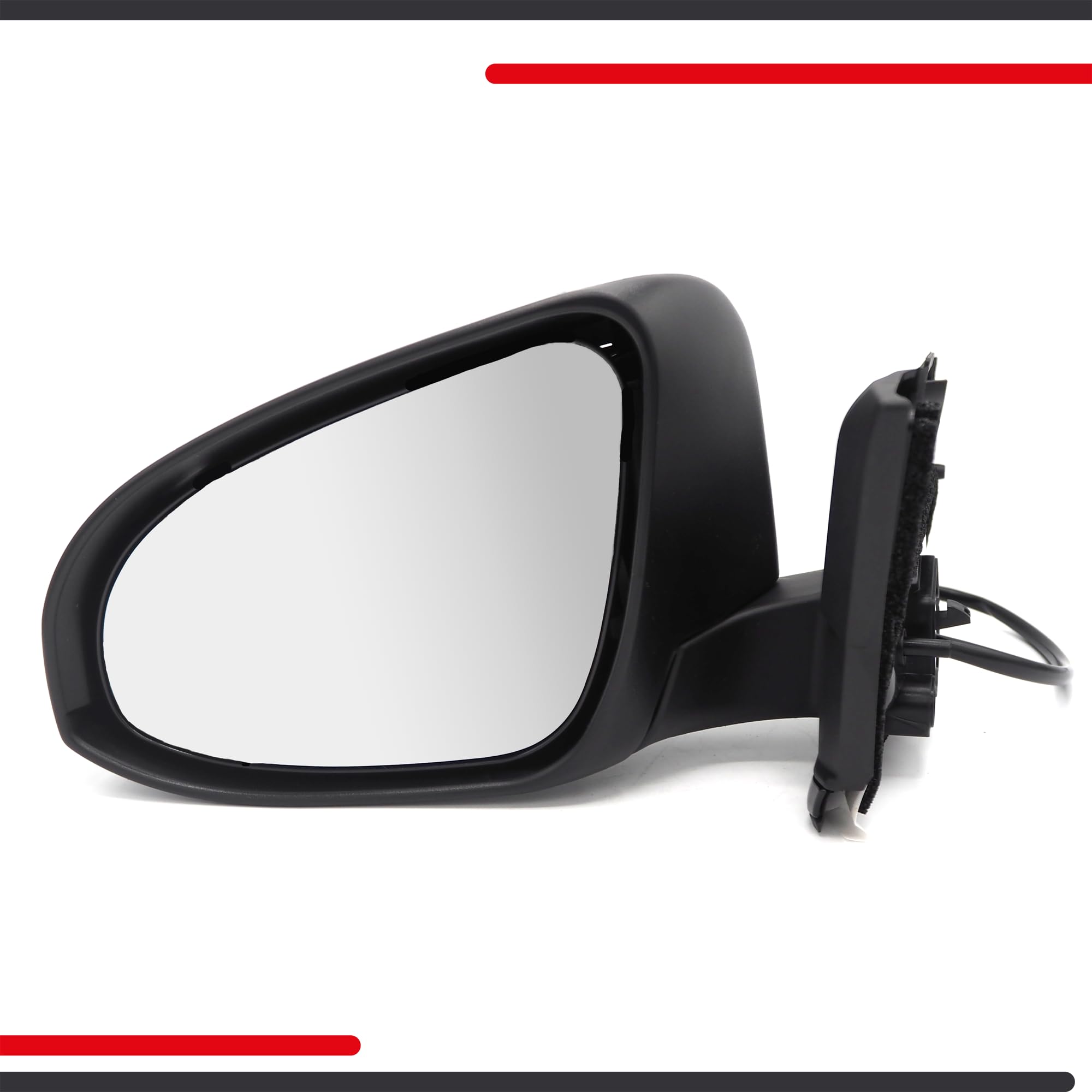 Specchietto Retrovisore per Toyota Yaris XP15 dal 2014, Calotta Verniciabile, Regolazione Elettrica, Connettore 7 pin, Con freccia, Riscaldabile, Termico (DESTRO)