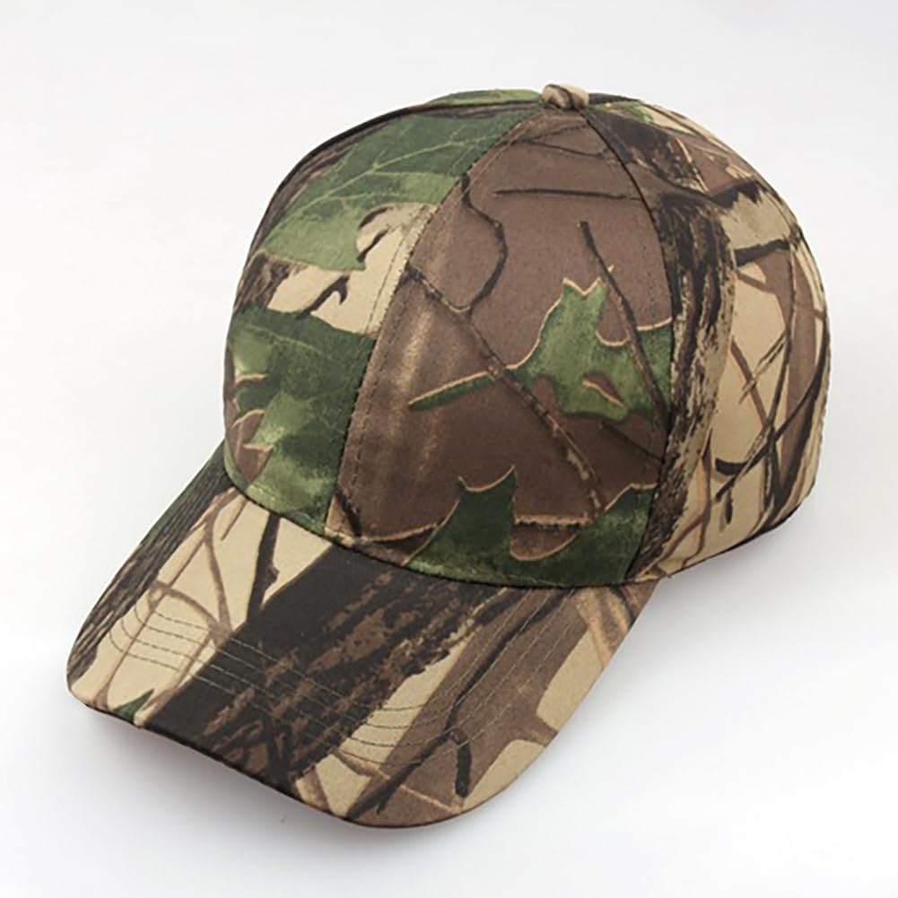 Baseball Cap Camouflage Camping Baseball Cap Adjustable Camo Hat for Men Women - Image 3