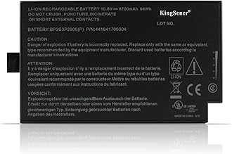 KingSener BP3S3P2900 Laptop Battery for Getac B300 B300X BP3S3P2900(P) 441814400099 BP3S3P2900P 4418144000490 3ICR19/66-3 BP3S3P2600(S) 8700mAh/94WH