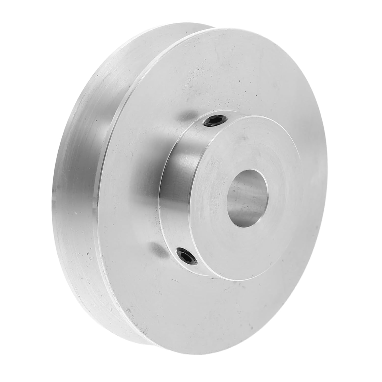 OSALADI Single Groove Aluminium Pulley Bore Efficient Mechanical Drive Belt Tensioner for Industrial Applications High Transmission Performance for Fans and Pumps