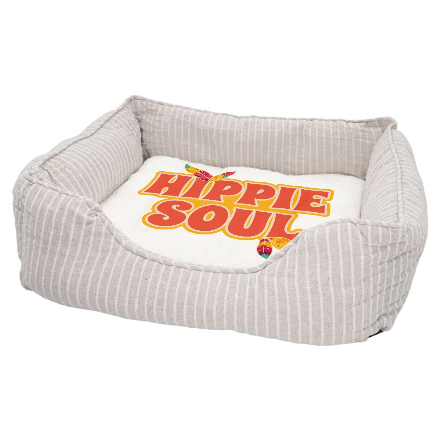 Panier pour chien et chat style hippie 70's pour un salon bohème chic