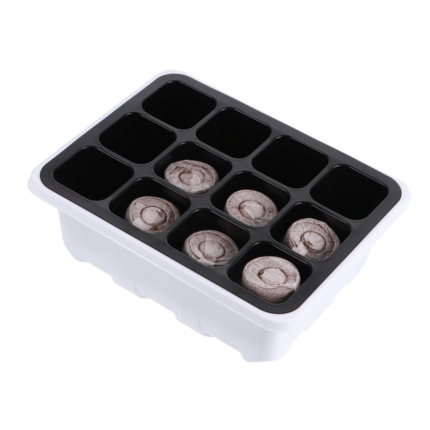 TOYANDONA 3 Sätze Teiliges Anzuchtset Mit Pflanzschale Für Gewächshausgarten Wiederverwendbare Keimschalen Zur Temperatur Und Feuchtigkeitskontrolle Für Gesunde Pflanzenzucht 12 Stück * 3