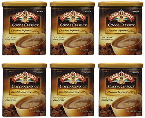 Land O Lakes Cocoa Classics Supreme Chocolate Hot Cocoa Mix, 14.8 Ounce - 6 per case.
