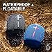 Ultimate Ears WONDERBOOM 3, Small Portable Wireless Bluetooth Speaker, Big Bass 360-Degree Sound for Outdoors, Waterproof, Dustproof IP67, Floatable, 131 ft Range - Active Black