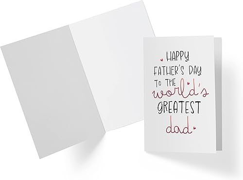 Miniatura 2 de Tarjeta de feliz día del padre, tarjeta del día del padre, tarjeta ideal para el día del padre, tarjeta del día del padre de hijo hija - Karto -