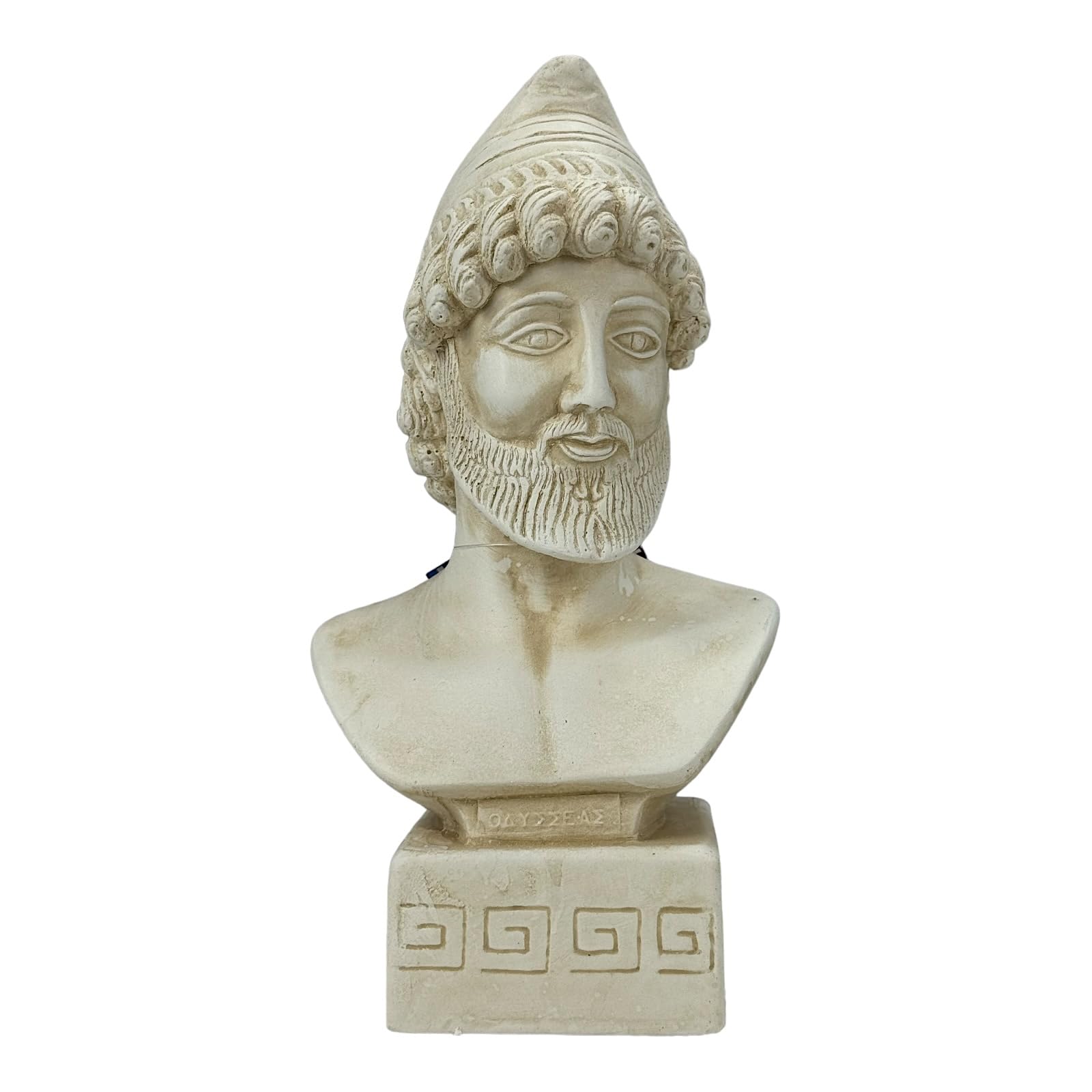 Odysseus Griechischer König von Ithaca Büste Trojan Kriegshelden Steinguss Statue Skulptur
