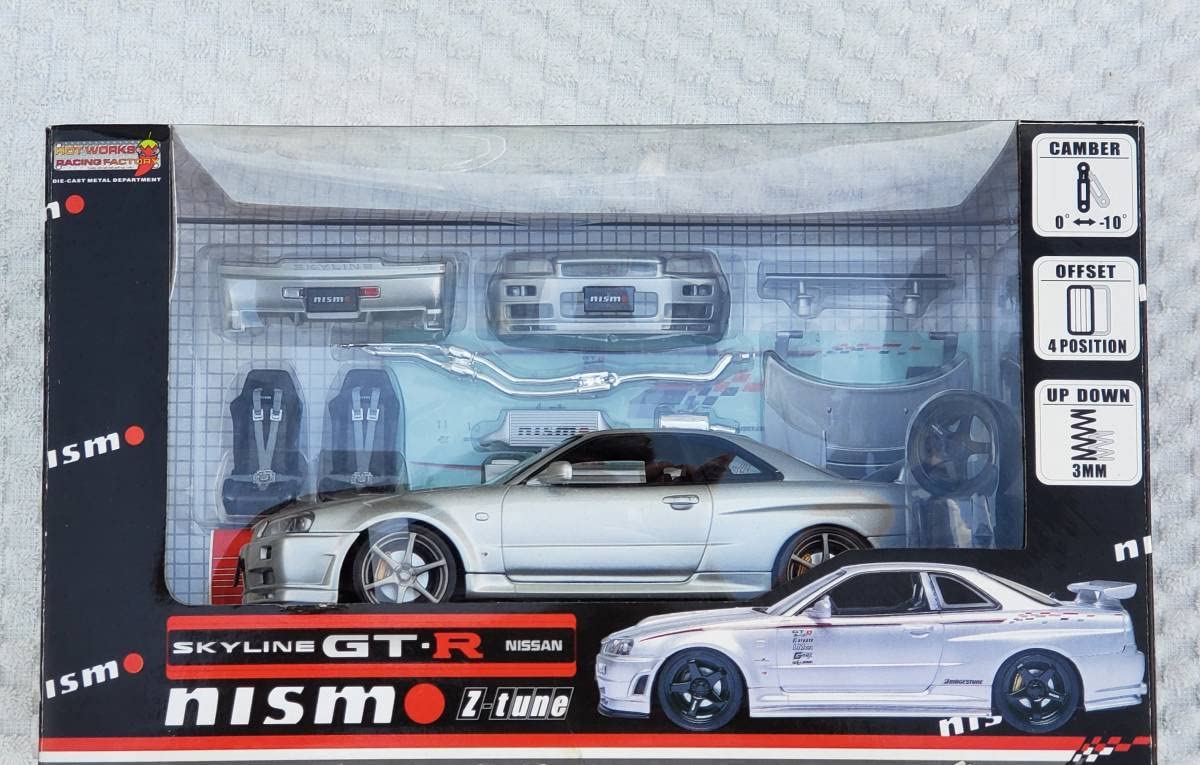 Amazon | 未開封品 1/24 ニッサン R34 スカイライン GT-R ダイキャスト 