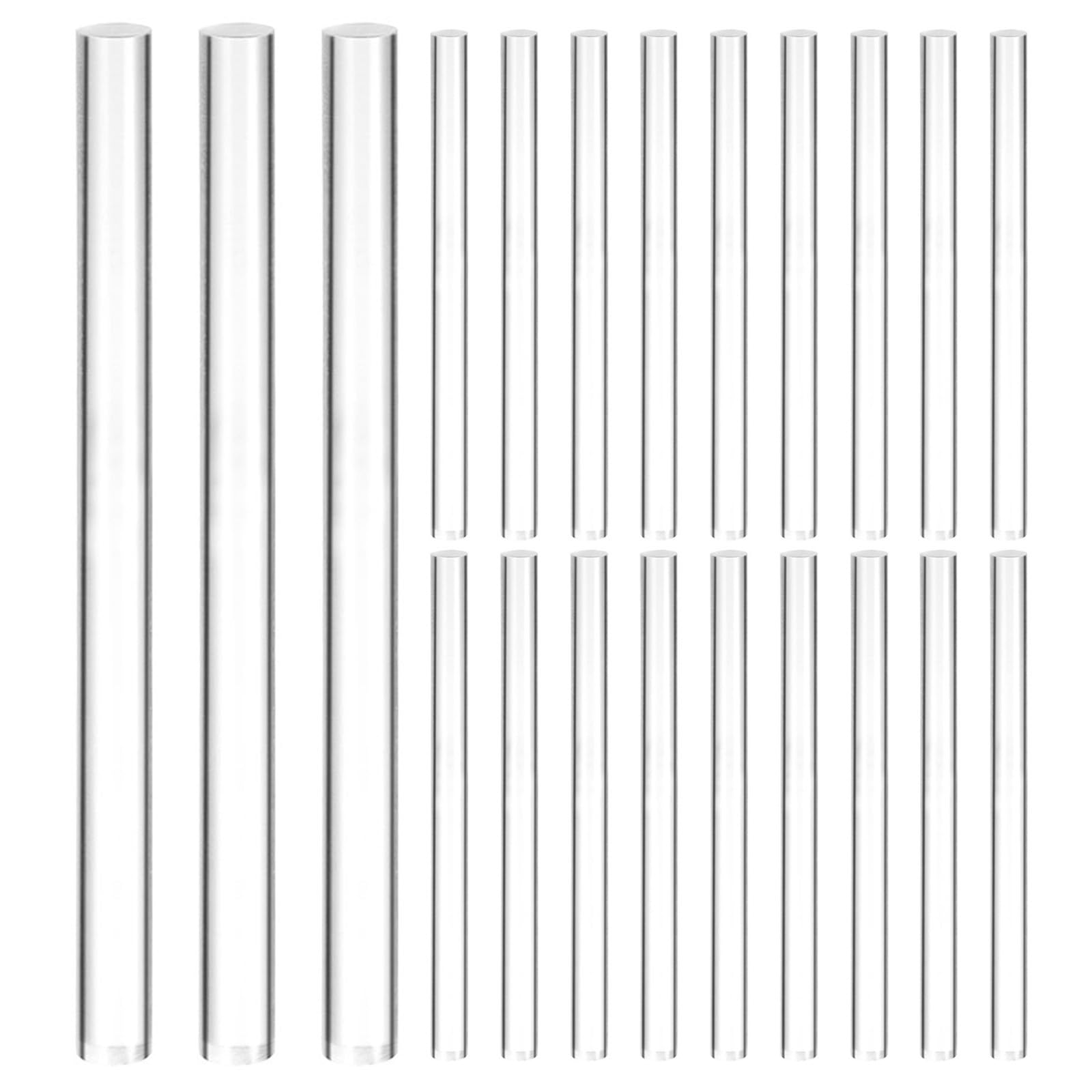 40 Varillas de Pegamento Termofusible Transparente para Manualidades y Madera 8