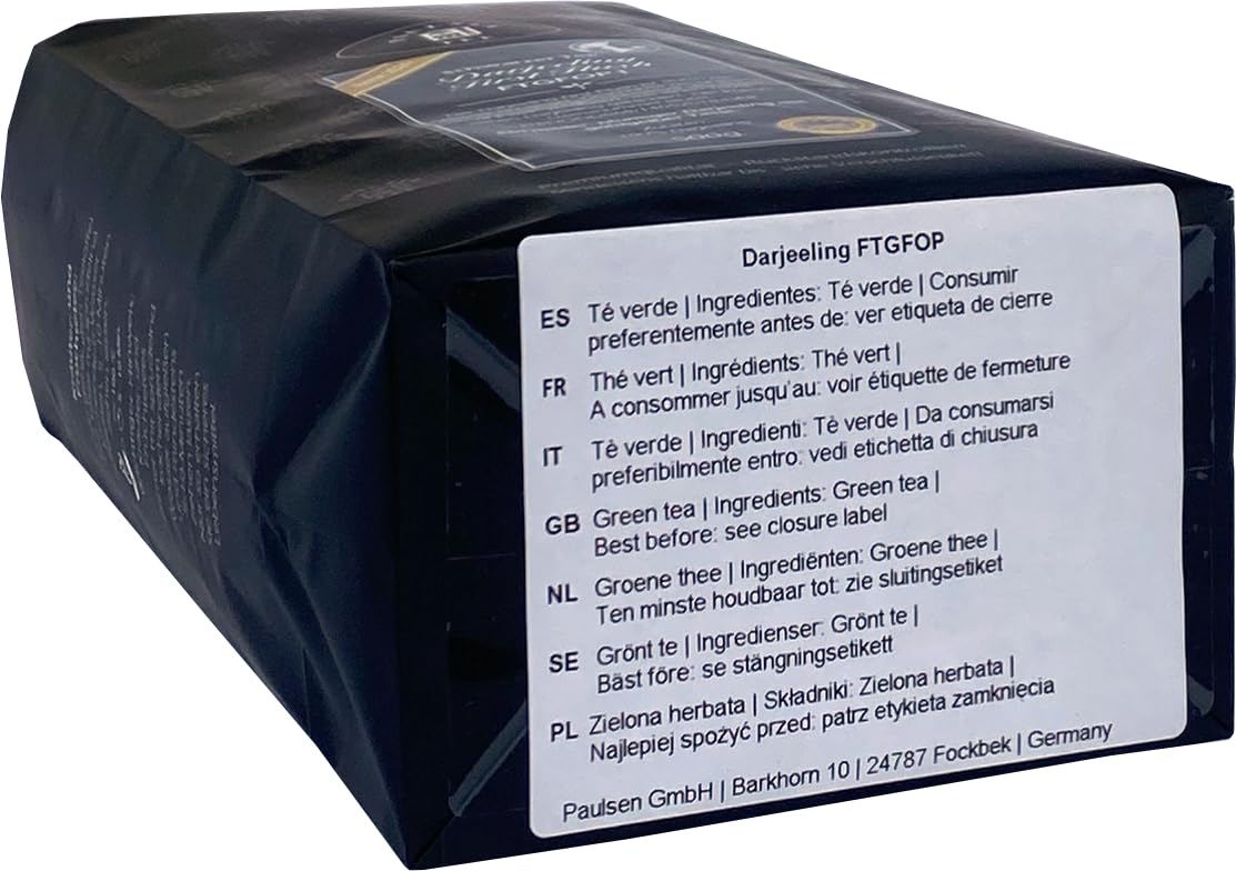 Paulsen Darjeeling First Flush FTGFOP1, Ernte 2024, schwarzer Tee, 1000g