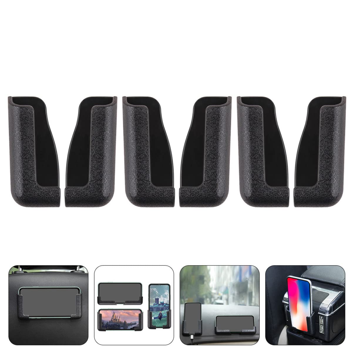 Gatuida Panel de Automóvil 3Pcs Teléfono Montaje de Pared Soporte de Teléfono Universal Tablero de Pared Soporte de Teléfono Soporte Adhesivo: Auto Adhesivo