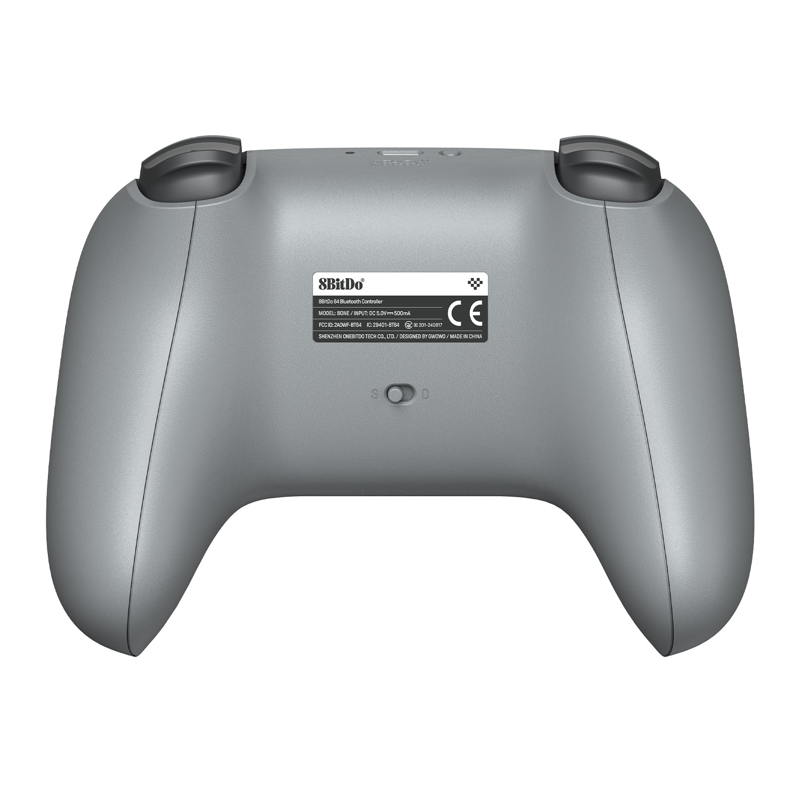 8BitDo 64 Bluetooth Controller Grey for Analogue 3D Switch Switch 2 Windows Android