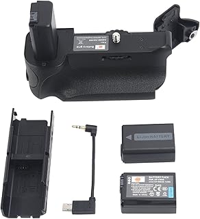 DSTE Replacement for Pro VG-6300 Vertical Battery Grip + 2X NP-FW50 Battery Compatible Sony A6300 A6000 Digital Camera