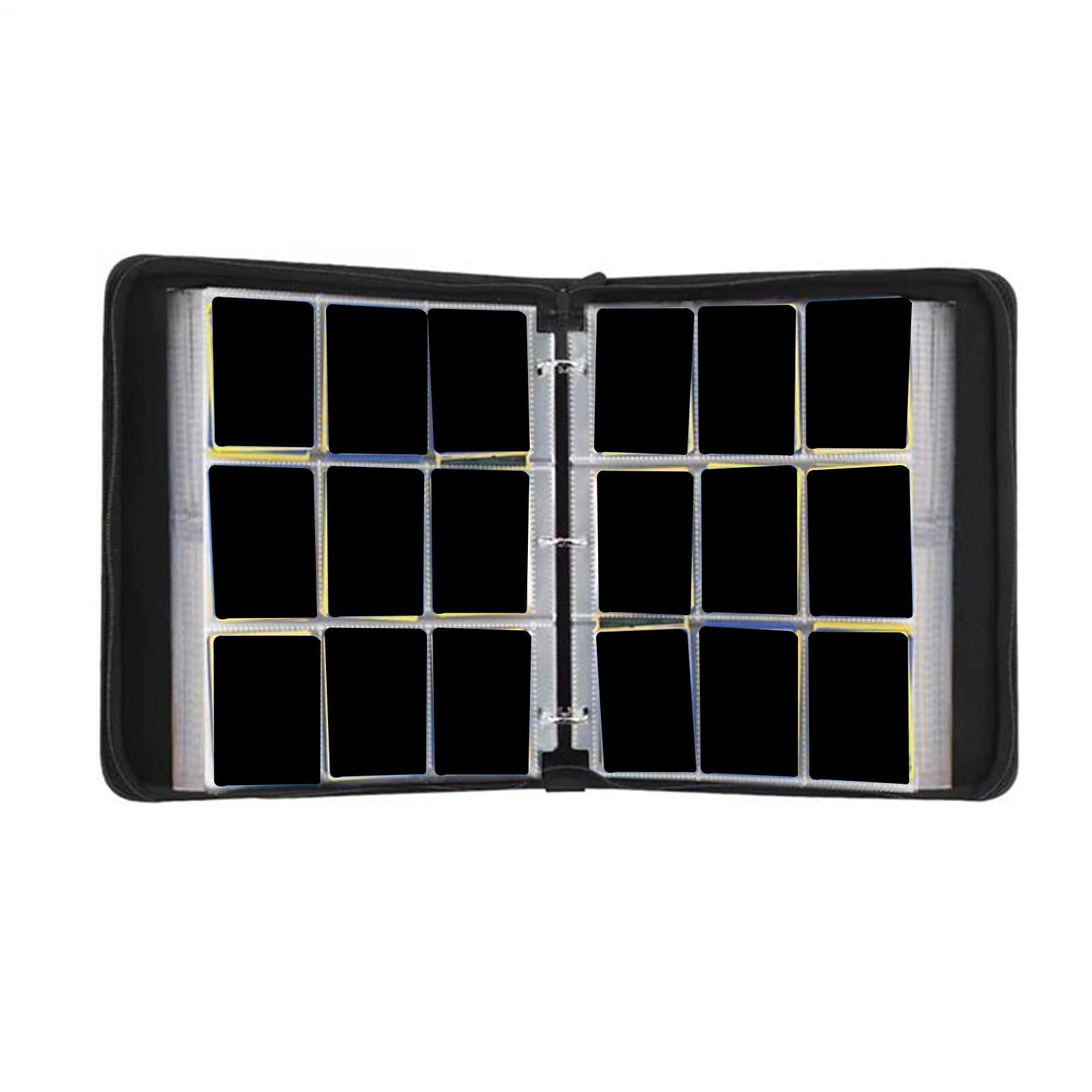 Raccoglitore per Carte Collezionabili Porta Photocard Con Cerniera Per | Album a 9 Tasche per Carte Collezionabili Cartella Collezione Per Calcio Photocard Giochi Carte