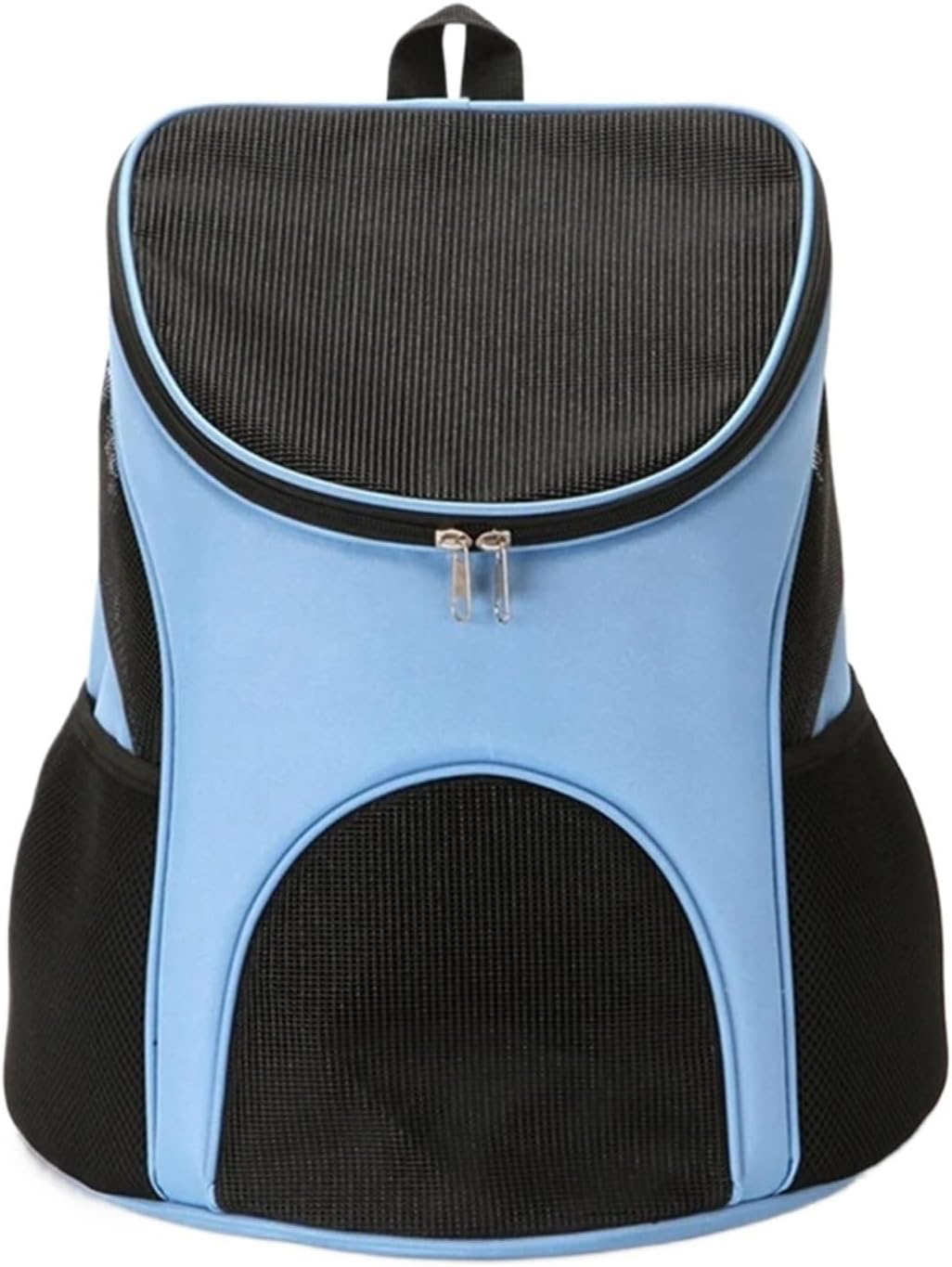 Foldable Breathable Pet Backpack, Portable Travel Carrier Bag for Cats Dogs Outdoor Outings(Black,Large)