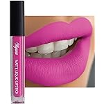 Mynena Bright Cool Pink Matte Liquid Lipstick | Long-Lasting Comfort Matte | Smudge-Proof Transfer-Resistant | Full Coverage Non-Drying | Vegan & Cruelty-Free | All-Day Wear Lip Color | Rosa