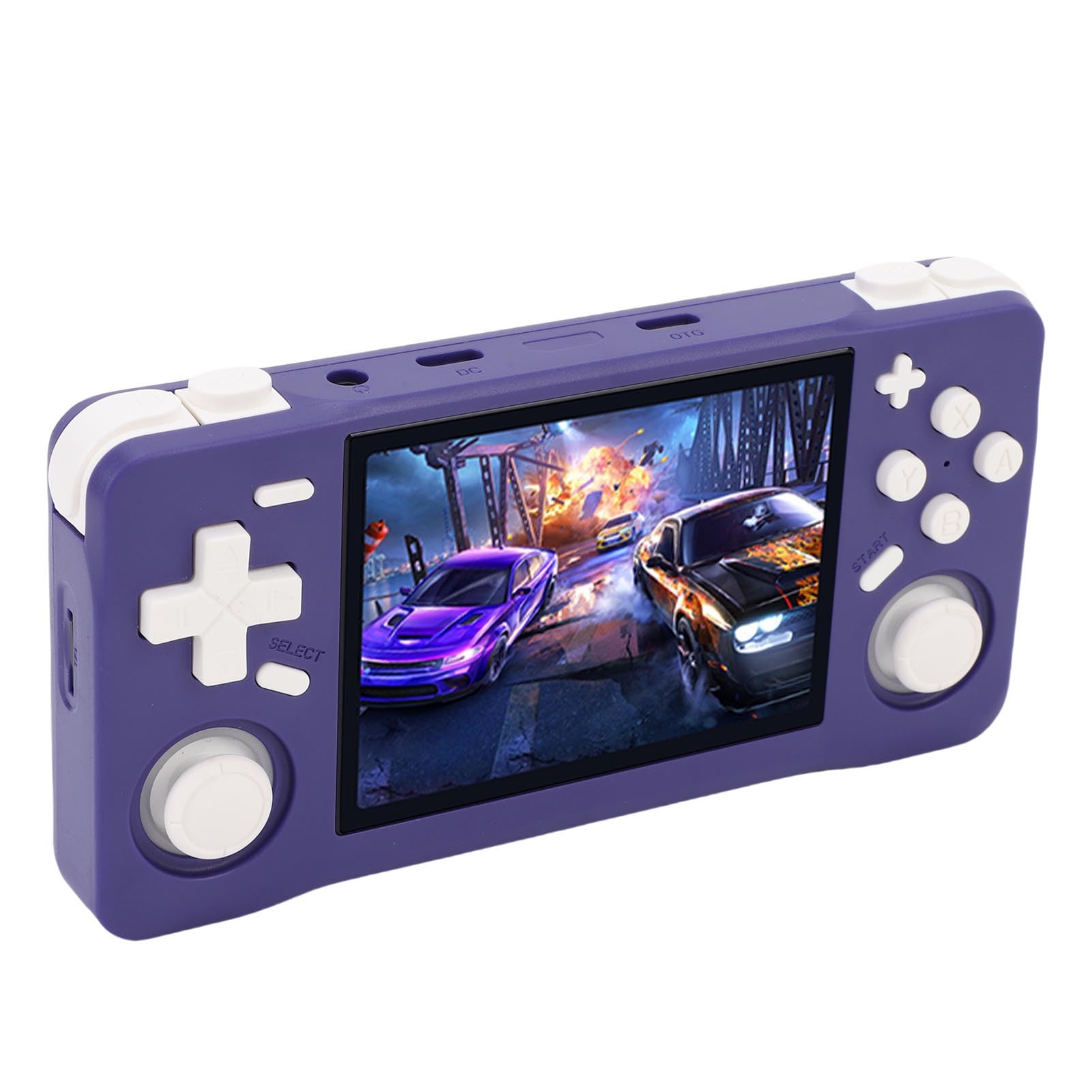 Luocute Retro Electronic Game Machine, 3,5 -calowy Ekran HD, RK3326 64BT A35, 6 -godzinny Bateria, 16 Emulatorów, Konsola Przenośna (128GB)