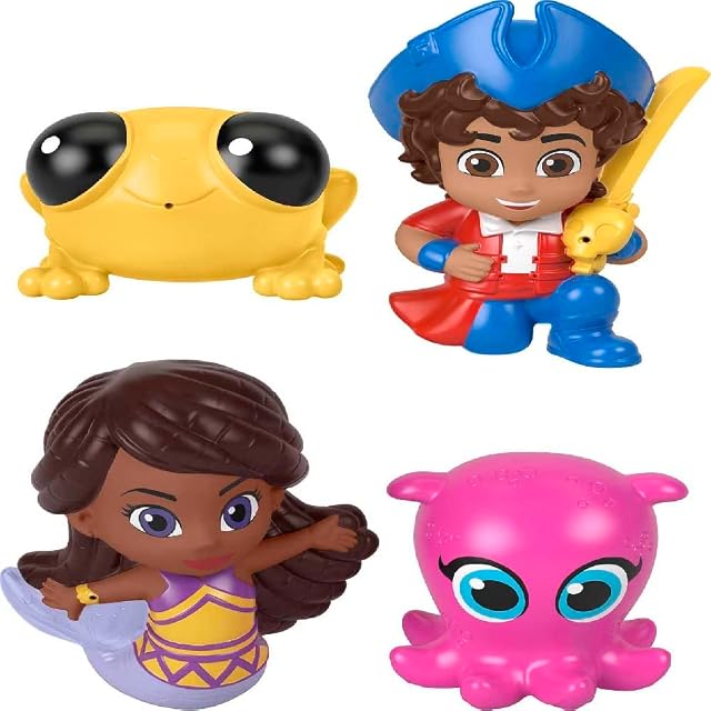 Fisher-Price Santiago of The Seas Pirata Juguetes de baño para niños preescolares