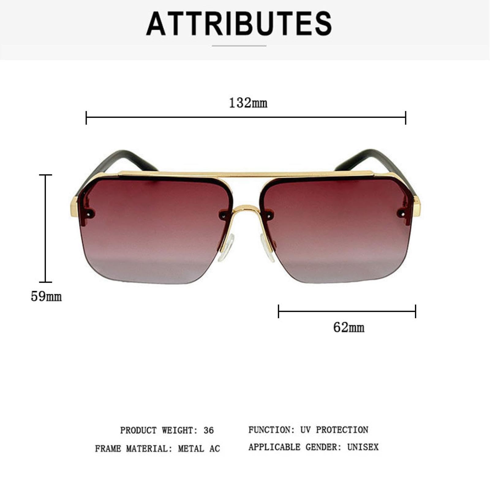 Okulary przeciwsłoneczne damskie vintage fashion półramkowe dla mężczyzn Lentes De Sol Mujer