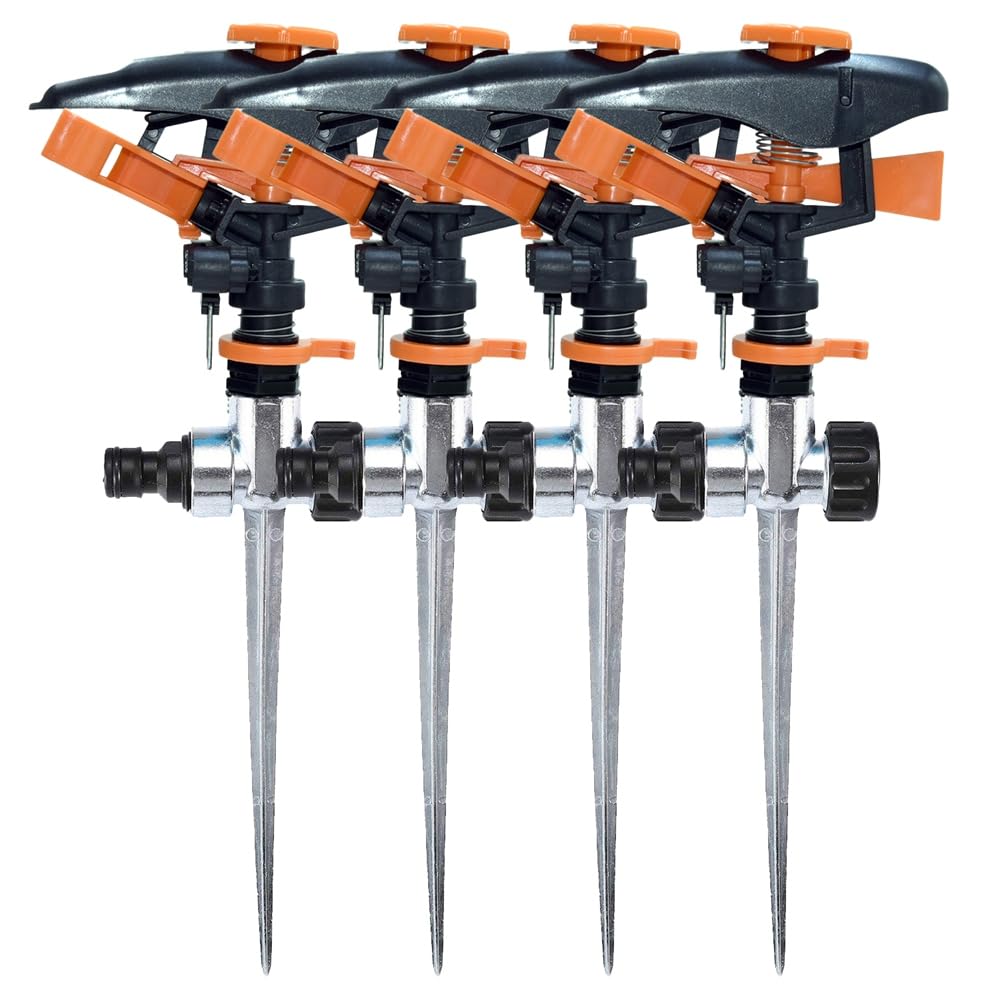 Buse d'irrigation 360 degrés réglable et rotative pour optimiser l'arrosage du potager