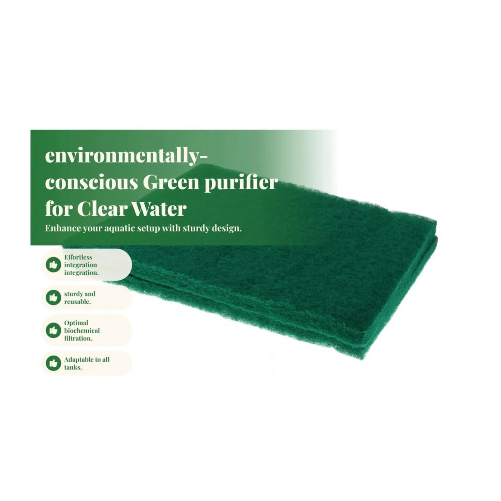 1 Uds. Almohadilla de Esponja de Espuma for Filtro de pecera de Acuario(Blue)