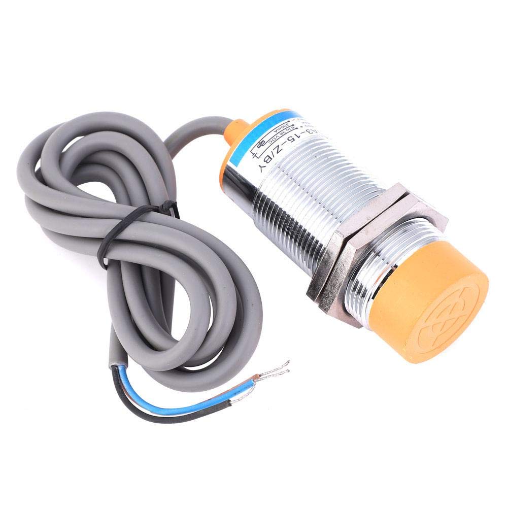 JYIO® LJ30A3-15-Z/BY 5 Stück Induktiver Näherungsschalter, 6-36VDC 3Wire PNP NO, Berührungsloser Schalter, Automatisch, Messing, 1-Weg, Durchsteckmontage, Arbeitskontakt, -30°C bis +65°C