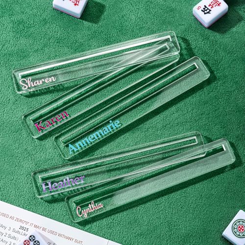 Mahjong Line Reader Acrílico Personalizado Clear miniatura 6