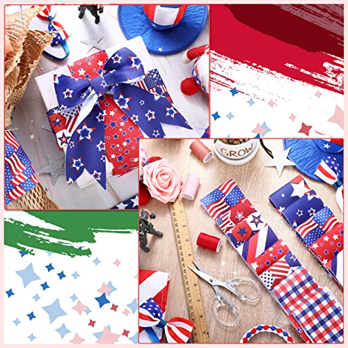 Tissu prédécoupé drapeau américain pour vos décorations de table et patchwork du 4 juillet - 5
