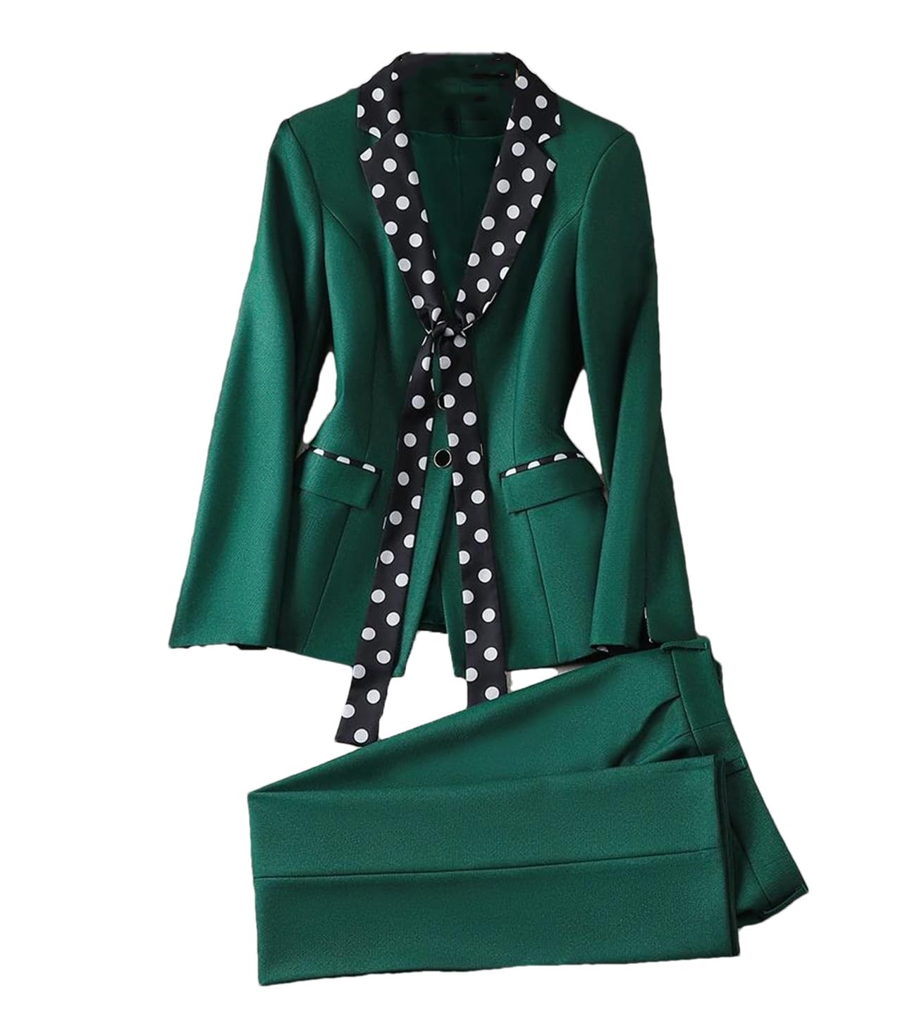 Elegante traje formal de chaqueta y pantalón para mujer, conjunto de 2 piezas para oficina, negocios, trabajo